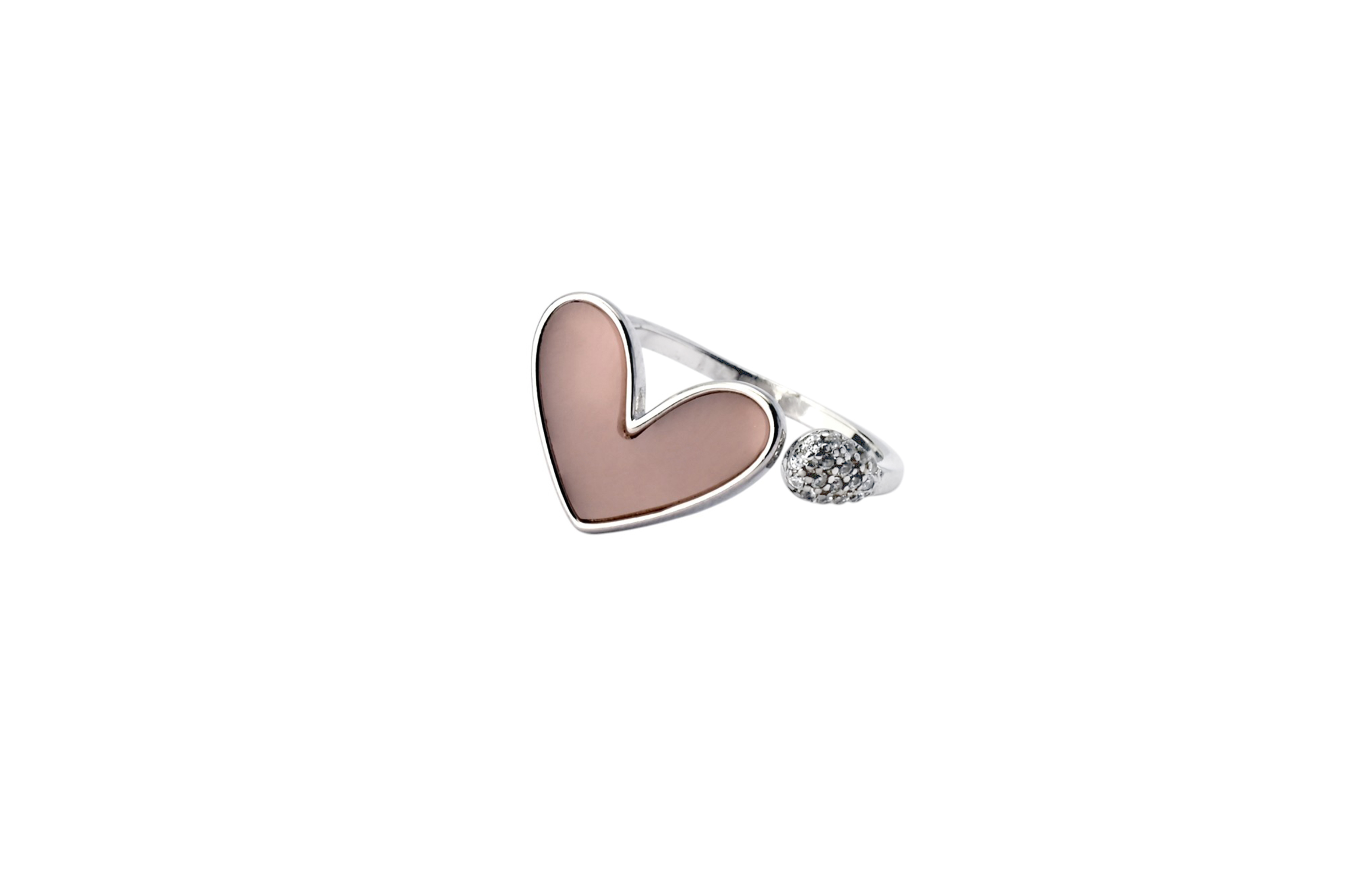 Sterling Silver Heart Shape Ring