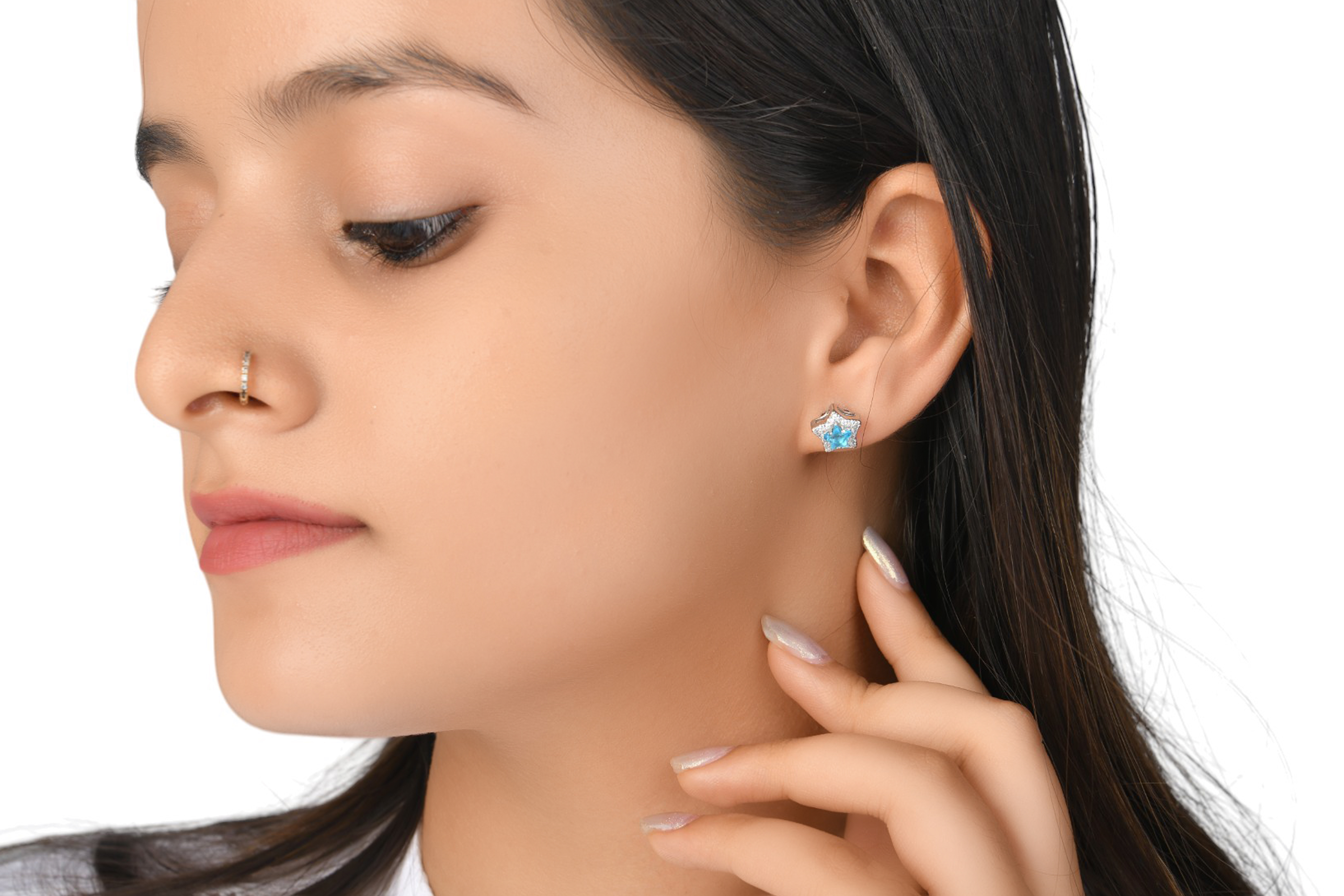 Starry Sparkle Silver Earrings